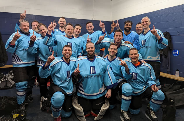 Broadview Dental Clinic sponsors a Toronto Gay Hockey Association team